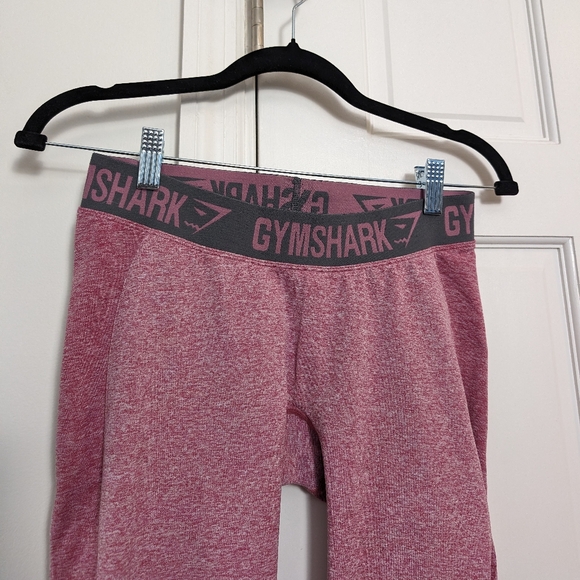 EUC Gymshark Flex Low Rise Legging Size S Beet Red/Pink Marl Color Size Small - Picture 2 of 2